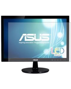 PcProfessional Screen Protector (Set of 2) for Asus 19.5" Computer Monitor Aspect Ratio 16:9 [Non Touch] Anti Glare Anti Scratch Filter Radiation Microfiber Cloth