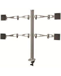 Cotytech Quad Monitor Desk Mount Full Swing with Clamp Base (DM-41A2-C)